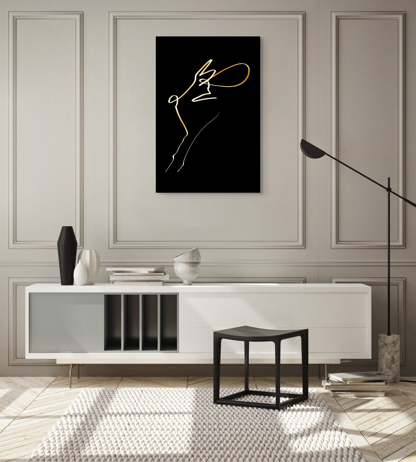 A playful and whimsical painting titled 'Bubb', featuring soft, rounded forms and light, airy colors that evoke a sense of fun and lightness.