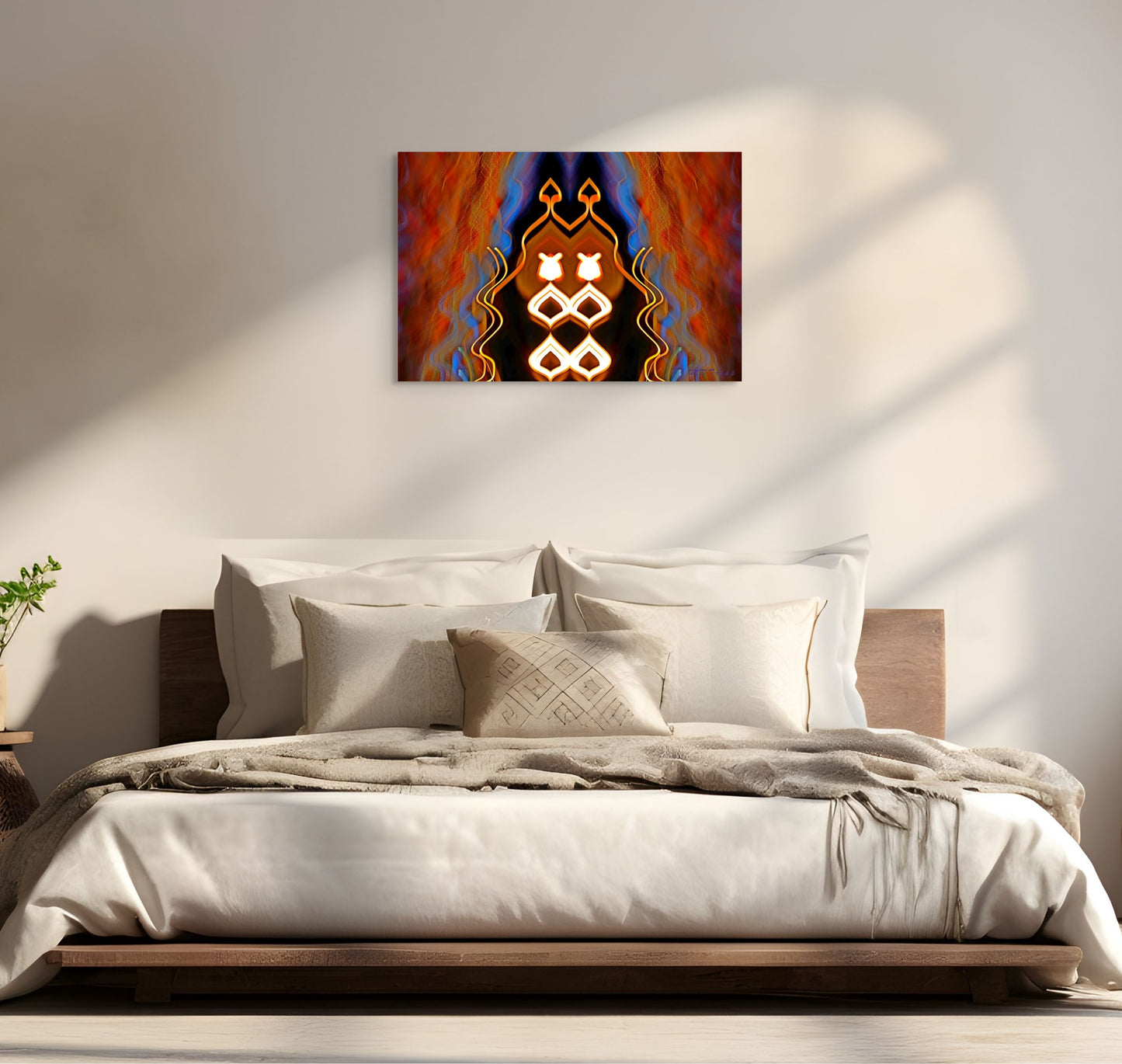 A sweet painting titled 'My Honey and Me,' capturing the warmth and affection between two figures, symbolizing love, togetherness, and joy.