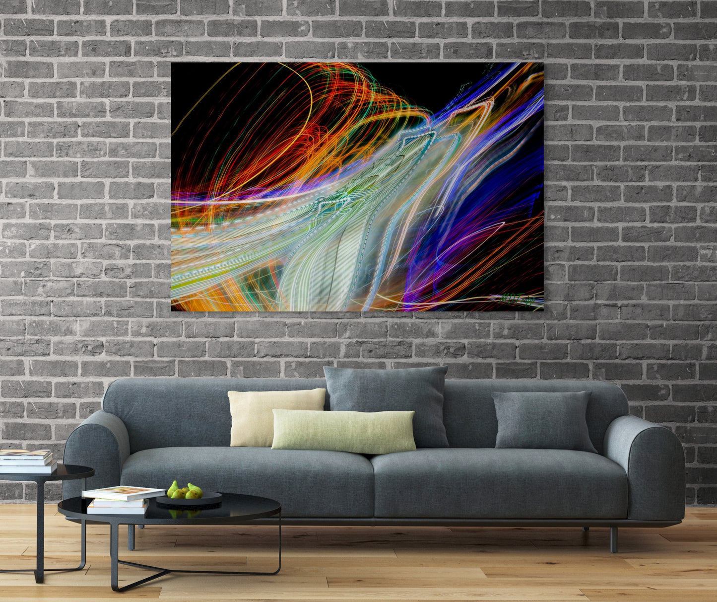 A dynamic painting titled 'Stepping Out,' capturing a figure in motion, symbolizing confidence, change, and the courage to take bold steps forward.