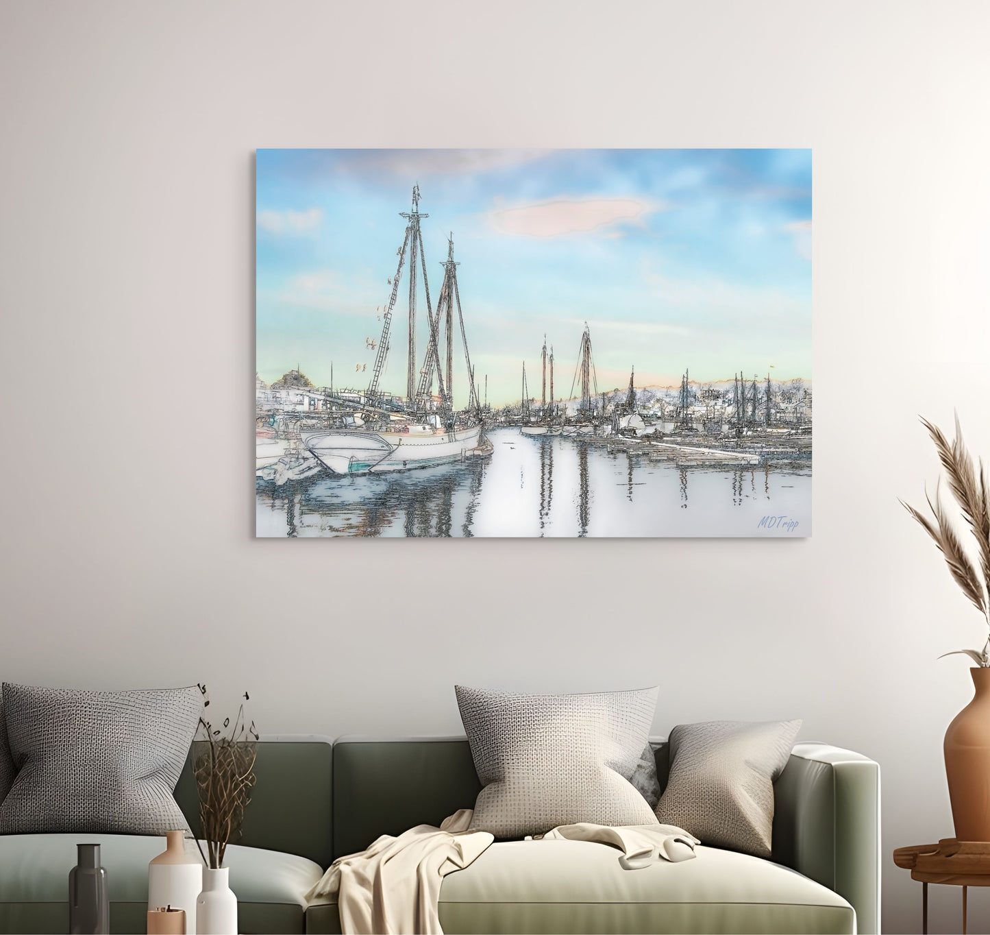 A heartwarming painting titled 'Time to Gather,' illustrating a scene of people or nature coming together, symbolizing unity, connection, and shared moments.