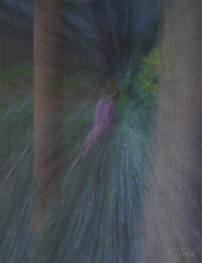 A captivating painting capturing a fleeting moment, with dynamic brushstrokes and a blend of vivid and soft tones.