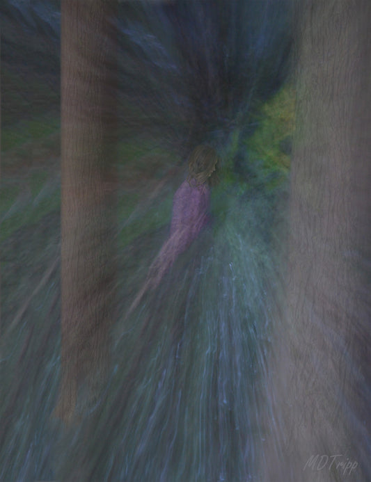 A captivating painting capturing a fleeting moment, with dynamic brushstrokes and a blend of vivid and soft tones.