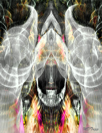 A commanding painting of a chieftain, showcasing a strong figure with intricate details and bold colors, symbolizing leadership and power.