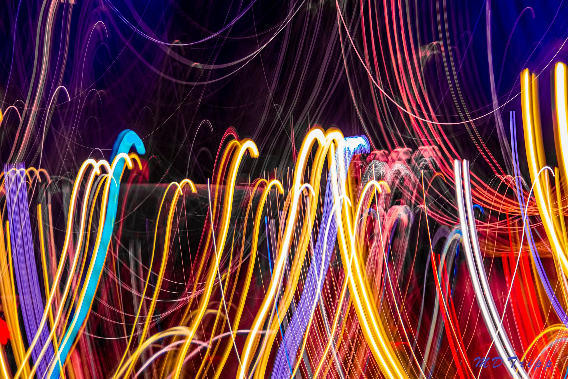 A vibrant abstract painting titled 'Chroma Symphony', featuring a harmonious blend of bold colors and dynamic brushstrokes that evoke energy and movement.