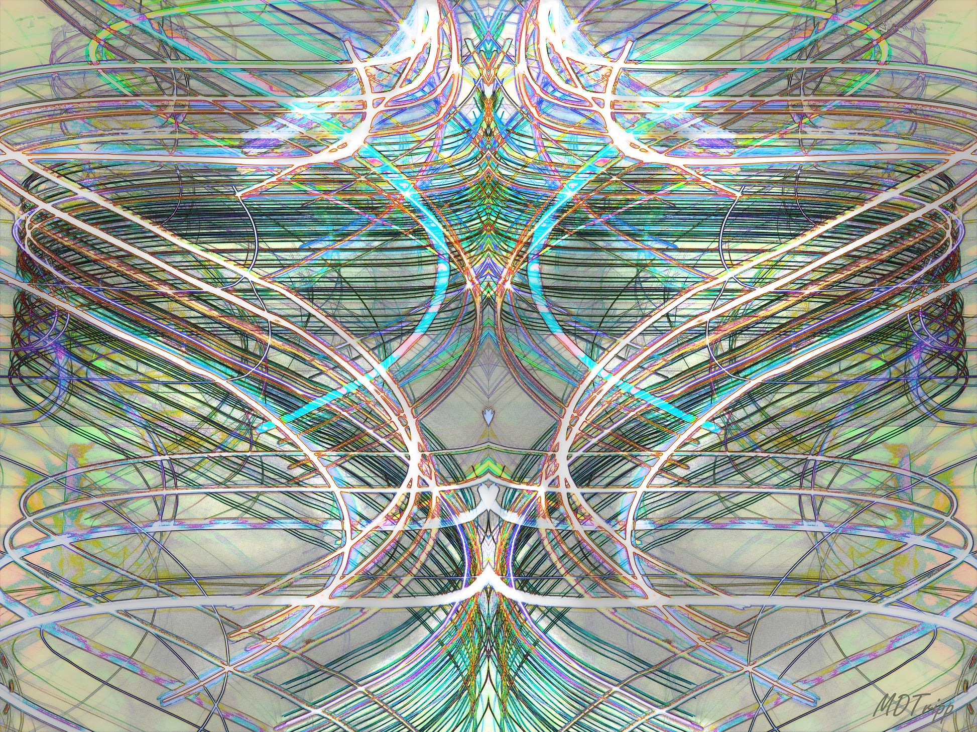 A captivating painting of crystal rocks, featuring intricate details and a shimmering, multi-colored palette that reflects light in a dynamic way.