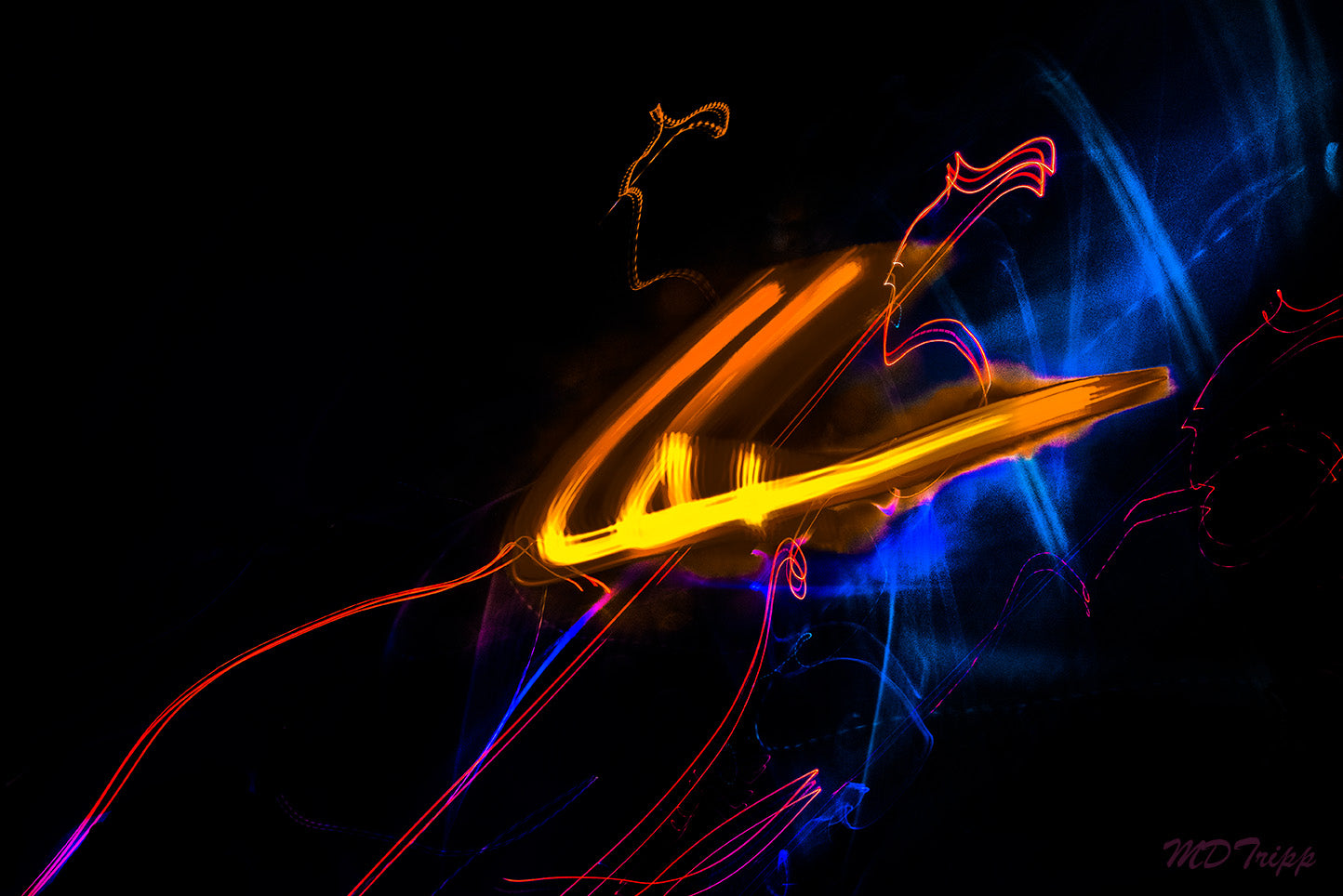 A lively painting titled 'Jammin,' capturing the energy and rhythm of musicians playing together, with vibrant colors and dynamic movement.