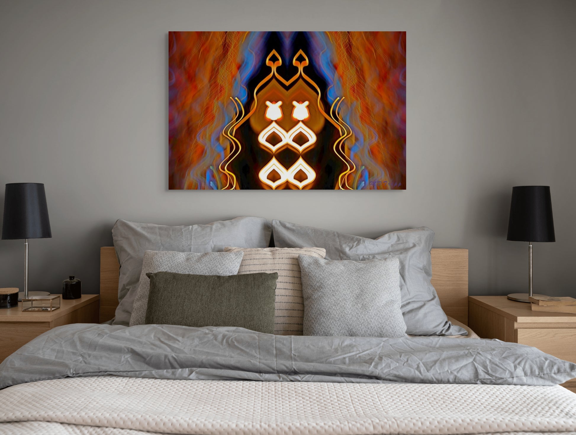 A sweet painting titled 'My Honey and Me,' capturing the warmth and affection between two figures, symbolizing love, togetherness, and joy.