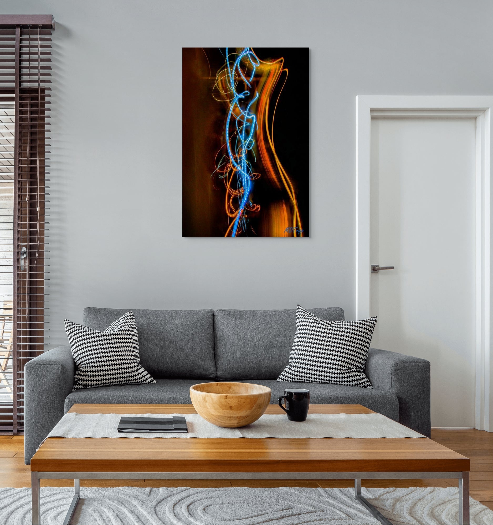 A vibrant painting titled 'Starlet Rising,' depicting a shining star or figure ascending against a colorful backdrop, symbolizing growth, brilliance, and emerging potential.