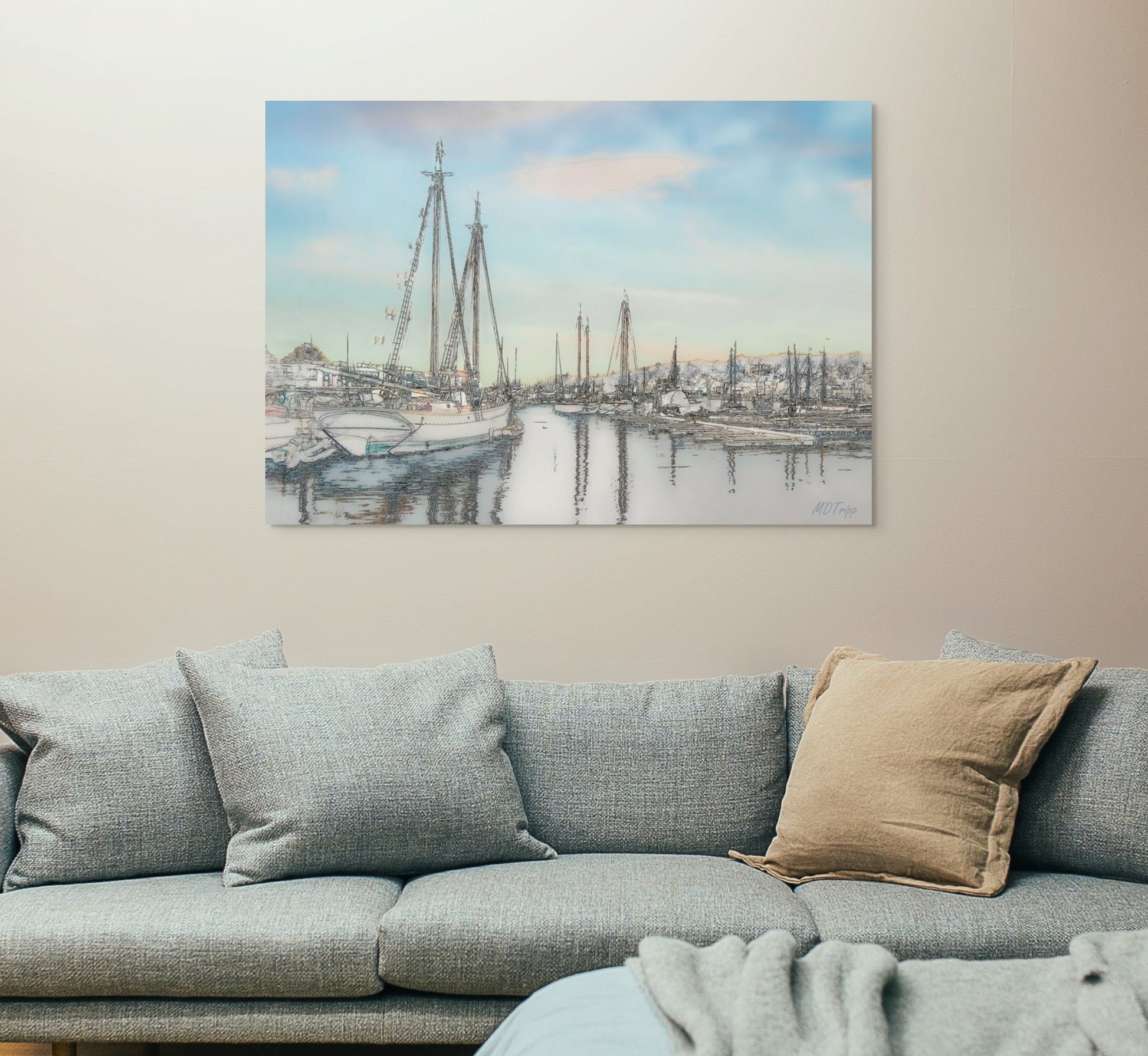 A heartwarming painting titled 'Time to Gather,' illustrating a scene of people or nature coming together, symbolizing unity, connection, and shared moments.