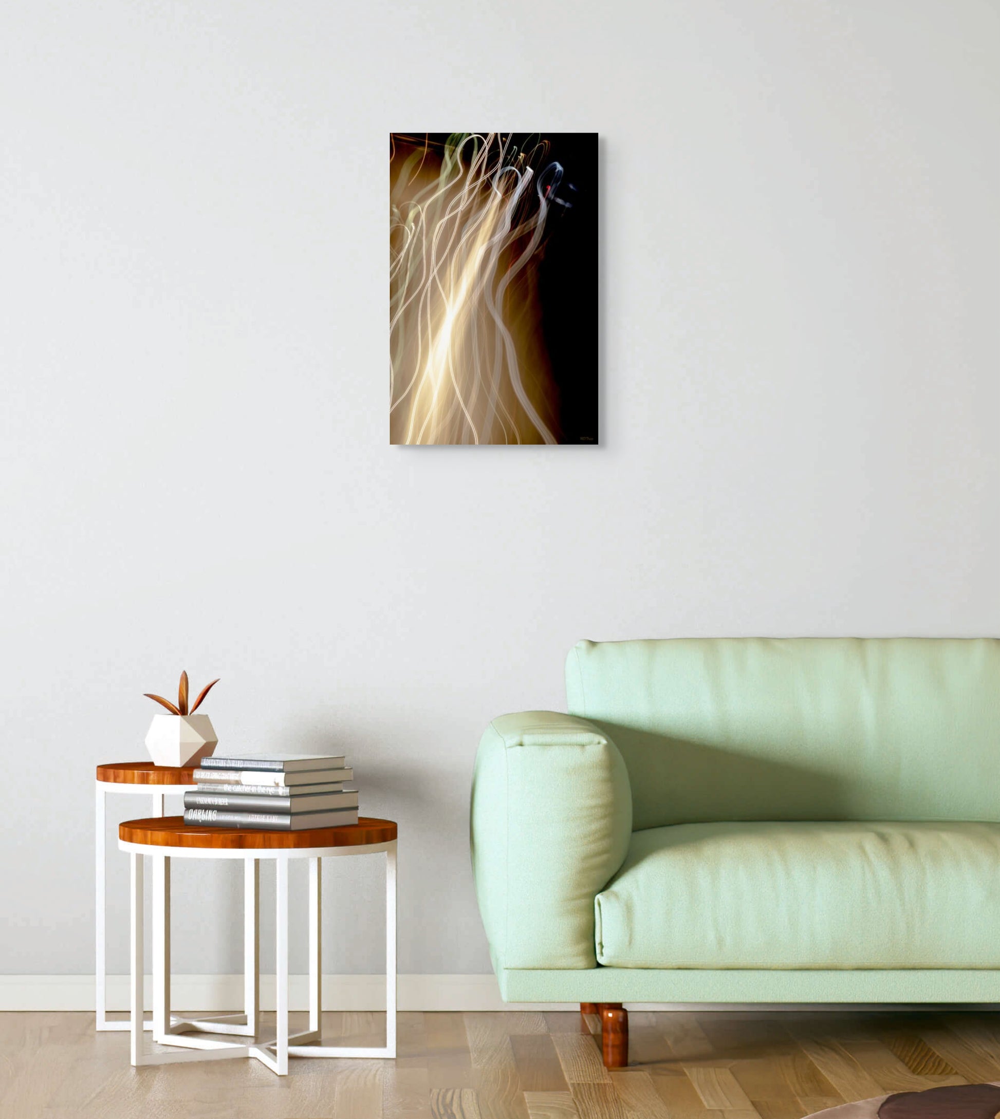 An evocative painting titled 'Trails of Touch,' featuring abstract or figurative elements that convey the intimacy and connection of touch, symbolizing emotion and human connection.
