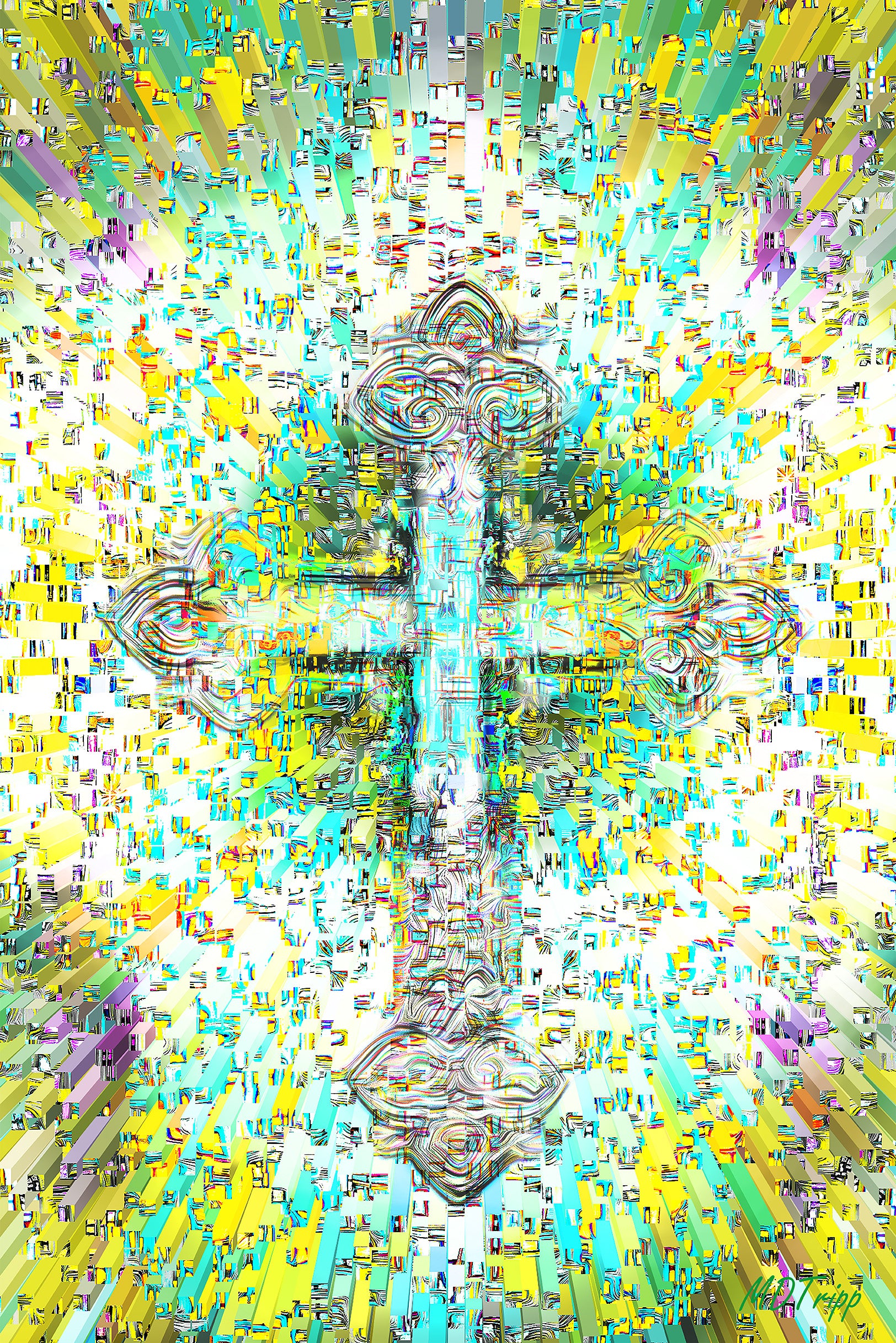 A soulful painting titled 'Union of Souls,' portraying the harmonious connection between beings, symbolizing love, unity, and spiritual oneness through abstract or figurative forms.