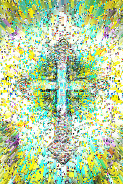 A soulful painting titled 'Union of Souls,' portraying the harmonious connection between beings, symbolizing love, unity, and spiritual oneness through abstract or figurative forms.