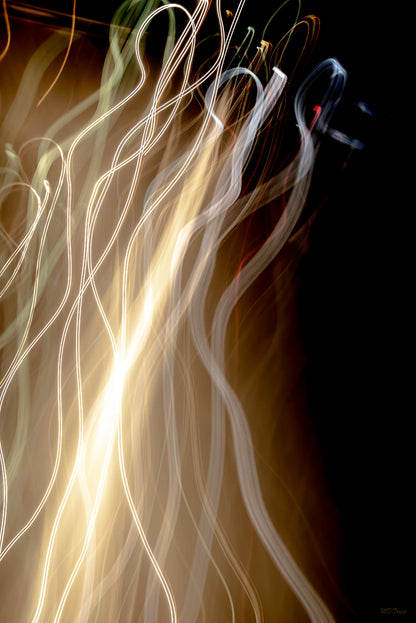 An evocative painting titled 'Trails of Touch,' featuring abstract or figurative elements that convey the intimacy and connection of touch, symbolizing emotion and human connection.